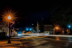 Gainesville Night Street Scene