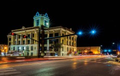 Gainesville Courthouse at Night