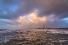 Cloudy Sunrise across the Gulf
