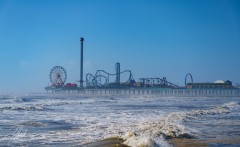 Amusement Ride Pier Galveston