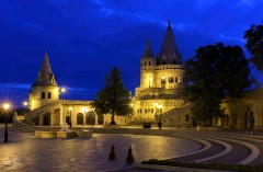 Budapest Castle at Sunrise
