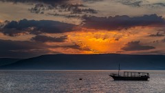Sunrise on Sea of Galilee