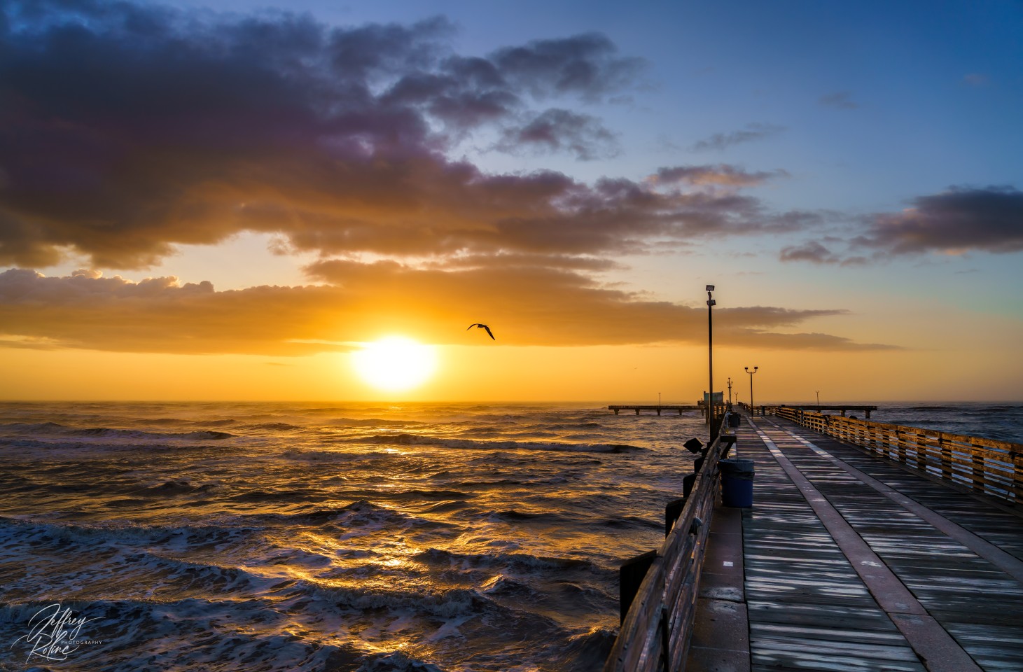 Glorious Sunrise over Pier